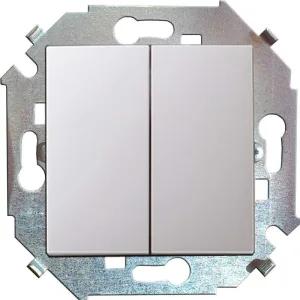 Механизм выключателя 2-кл. СП Simon15 16А IP20 бел. Simon 1591398-030 Simon