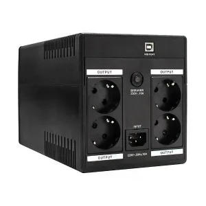Источник бесперебойного питания ExeGate SpecialPro UNB-1200.LED.AVR.EURO.RJ.USB / 1200 ВА / 750 Вт / 4 x CEE 7 (евророзетка) Exegate