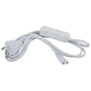 Сетевой шнур ЭРА LLED-A-CABLE-1.5m-SW-W c выключателем разъем C7 длина 1,5м Эра