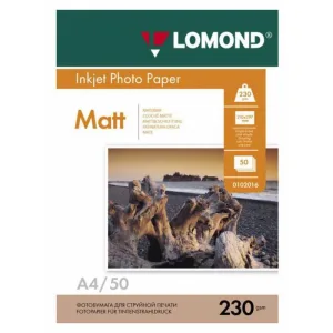 Фотобумага Lomond 0102016 A4/230г/м2/50л./белый матовое для струйной печати Lomond