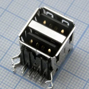 USB A 11 розетка на плату *2 CZT