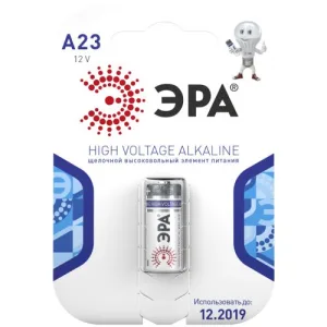 Батарейки A23-1BL SUPER Alkaline (40/160/17920) C0038449 Эра