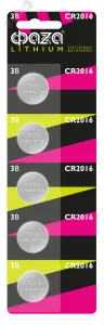 Элемент питания CR2016 блистер, 5 шт. 5003156 Jazzway