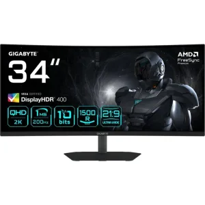 Монитор 34" Gigabyte G34WQC2 EK Gigabyte