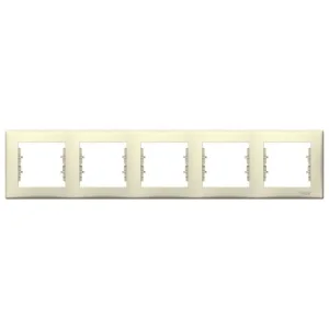 SEDNA РАМКА 5-постовая, горизонтальная, БЕЖЕВЫЙ C2 SDN5800947 Schneider Electric