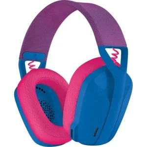 Гарнитура Logitech G435 синий/розовый, беспроводная, Bluetooth/USB, до 18 ч LOGITECH