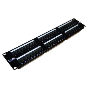 Патч-панель Lanmaster TWT-PP48UTP 19" 2U 48xRJ45 кат.5e UTP LANMASTER