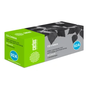 Картридж лазерный Cactus CS-C4092A черный для HP LaserJet 1100/3200/3220 (2500 стр.) Cactus