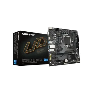 Материнская плата GIGABYTE B760M H DDR4, LGA1700, Intel B760, 2xDDR4, 4xSATA, 2xM.2, 1xPCIe 4.0 x16, 1xPCIe x1, HDMI, D-Sub, 1x1Gb LAN, 3x3.5 мм, 7.1, microATX Gigabyte