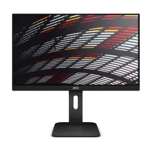 Монитор 23.8" AOC 24P1 IPS 1920x1080, 76 Гц, 5 мс, 16:9, 250 кд/м², HDMI, DisplayPort, DVI-D, VGA, Flicker Free, Low Blue Light, черный AOC