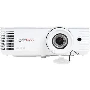 Проектор InFocus IN0061SL DLP, 4000 lm, 4K UHD (3840 x 2160),1000 000:1, 1.211.59:1, 2xHDMI 2.0, VGA in, 3.5mm in/out, S/PDIF, USB-A (питание), RS232, лампа 15 000ч.(ECO mode), 10W, 27дБ, 3,2 кг, БЕЛЫЙ InFocus