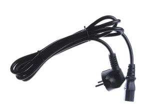 Шнур Power Cube ПВС-АП 3*1,00 S22C13-250-16-5, черный, 1,8 м, C13, 3x1.00, 10А, Power Cube