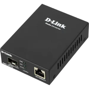Медиаконвертор D-Link DMC-G01LC/C1A, Media Converter with 1 100/1000Base-T port and 1 100/1000Base-X SFP port. D-Link