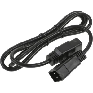 Кабель Hyperline PWC-IEC19-IEC20-1.8-BKКабель питания IEC 320 C19 - IEC 320 C20 (3x1.5), 1.8 м Hyperline