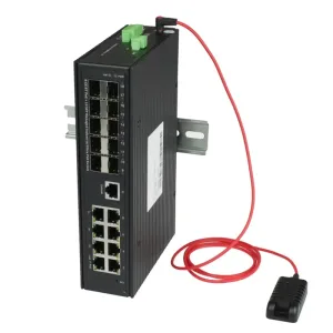 Промышленный управляемый (L2+) HiPoE коммутатор Gigabit Ethernet NST NS-SW-8G10GX-SPL/IM NST