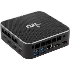 Неттоп IRU Tactio 525 Ryzen 5 6600H (3.3) 16Gb SSD512Gb 660M Windows 11 Pro GbitEth WiFi BT 120W черный (RUS) (2164239) IRU
