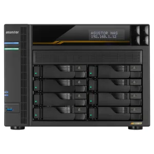 сетевое хранилище ASUSTOR AS6808T 10-Bay NAS/AMD Ryzen V3C14 2,3GHz/16GB DDR5 Asustor