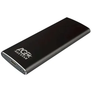 Внешний корпус SSD AgeStar 3UBNF2C m2 NGFF 2280 B-Key USB 3.1 алюминий черный AgeStar