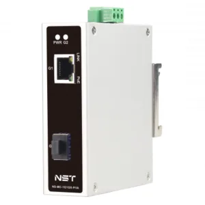 Промышленный PoE медиаконвертер Gigabit Ethernet New System Technologies NS-MC-1G1GX-P/IA NST