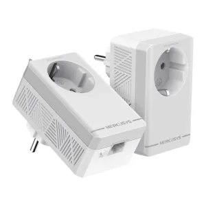 AV600 Комплект адаптеров Powerline с розеткой Mercusys Technologies CO MP300P KIT Mercusys
