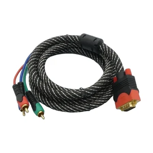 Шнур VGA - 3RCA   (1.8м) SUOER