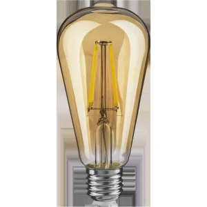 Лампа светодиодная LED 4вт E27 теплый ST64 ретро FILAMENT Navigator Group