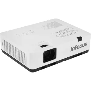 Проектор INFOCUS IN1024 3LCD, 4000 lm, XGA (1024x768), 50000:1, 1.481.78:1,3.5мм in,Composite video,Component,VGA IN х2, HDMI IN, Audio in(RCAх2), USB-A, USB B х2, VGA out, Audio 3.5мм out, лампа 20000ч.(ECO mode), RJ45,RS232, 1x16W, 31дБ, 3,3 кг InFocus
