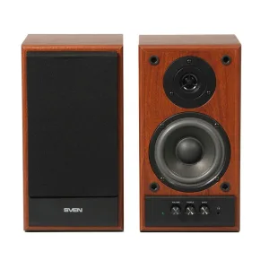 Акустическая система SVEN SPS-702 2.0 коричневый/орех 40Вт Sven