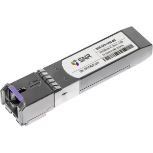 Модуль SNR SFP WDM, дальность до20км (14dB), 1550нм SNR
