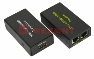 HDMI удлинитель по витой паре RJ-45(8P-8C) до 20м (1080p) 17-6906 Rexant