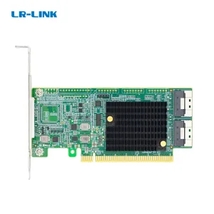 Адаптер для SSD LR-Link PCIe x16 to Two SlimSAS SFF-8654 8i LRNV9F24 LR-Link