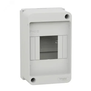 Бокс навесной ОП City9 Box XS 4мод. без дверцы SE EZ9EAA104 Systeme Electric