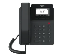 Телефон IP Fanvil V50G (Замена X301G) 2 SIP-акк., 2,3", 132x64 Ч/Б экран, POE, БП в комп., 2x1 Gbps FANVIL