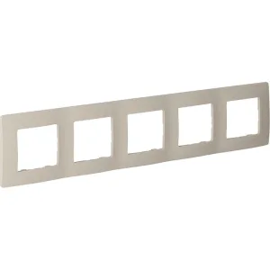 Рамка 5-м СП Etika IP20 сл. кость IEK 672515 Legrand (группа IEK)