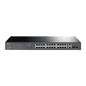 Коммутатор TP-Link TL-SG1428PE, 24×1 Гбит/с PoE + 2×1 Гбит/с Uplink + 2×1 Гбит/с SFP, настраиваемый TP-Link