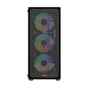 Компьютерный корпус Ocypus Gaммa C50 BK ARGb, MATX, USB 3.0*1+USB 2.0*2, FRONT 3x120мм ARGb, REAR 1x120мм ARGb Ocypus