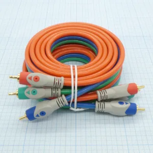 Шнур 3RCA - 3RCA   (AV628)G 3м. SUOER