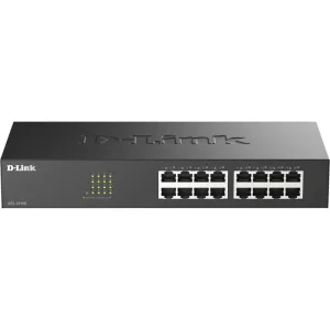 Коммутатор D-Link DES-1016D/I1A, 16×100 Мбит/с, неуправляемый D-Link