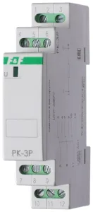 Реле промежуточное PK-3P (монтаж на DIN-рейке 35мм 220В 50Гц 3х8А 3NO/NC IP20) F&F EA06.001.023 Евроавтоматика F&F