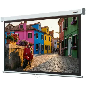 Настенный экран Lumien Eco Picture 190х300 см (рабочая область 182х292 см) Matte White восьмигранный корпус, возможность потолочн./настенного крепления, уровень в комплекте, 16:10 (треугольная упаковка) Lumien