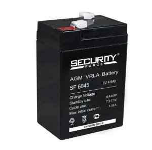 Аккумулятор ОПС 6В 4.5А.ч SF 6045 Security Force