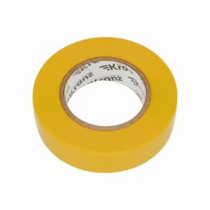 Изолента ПВХ 0.13х19мм 25м желт. KR-09-2202 Kranz