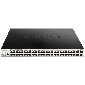 Коммутатор D-Link DGS-1210-52P/ME/B1A, 48×1 Гбит/с + 4×1 Гбит/с SFP, управляемый D-Link