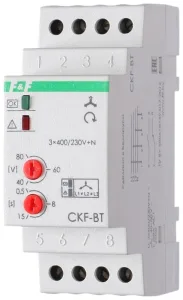 Реле контроля наличия и чередования фаз CKF-BT (монтаж на DIN-рейке 35мм; микропроцессорный; регулировка по EA04.002.004 Евроавтоматика F&F