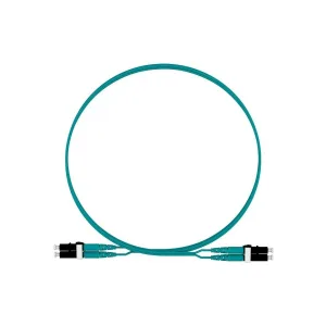 Патч-корд Panduit FZ2ELLNLNSNM002 2x50/125 OM4 LC дуплекс-LC дуплекс 2м LSZH аквамарин PANDUIT