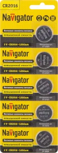 Батарейка NBT-CR2016-BP5 17006 Navigator