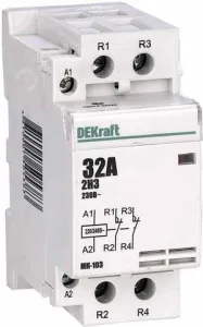 Контактор модульный 2НЗ 32А 230В МК-103 18073DEK DEKraft