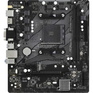 Материнская плата ASRock A520M-HVS, AM4, AMD A520, 2xDDR4, 4xSATA, 1xM.2, 1xPCIe 3.0 x16, 1xPCIe 3.0 x1, 1xHDMI, 1xVGA, 1x 1Gb LAN, 3x3.5 мм, 7.1, mATX ASRock