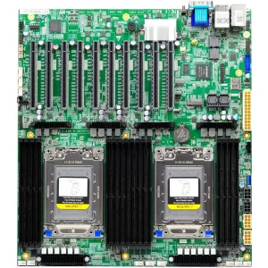 (Из ремонта) Материнская плата Gooxi G2DERO-B-PK2, 2xSP3, SoC (System on Chip), 16xDDR4, 10xSATA, 1xM.2 PCIe x4, 6xPCIe 4.0 x8, 4xPCIe 4.0 x16, 1xVGA, 2x 1Gb LAN, 2xUSB 3.0, E-ATX [Cм.описание!] GOOXI