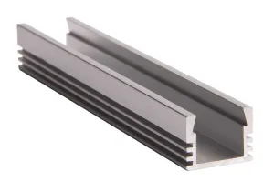 Профиль JazzWay PAL 1612 накладной (дл.2м) анодированный Jazzway